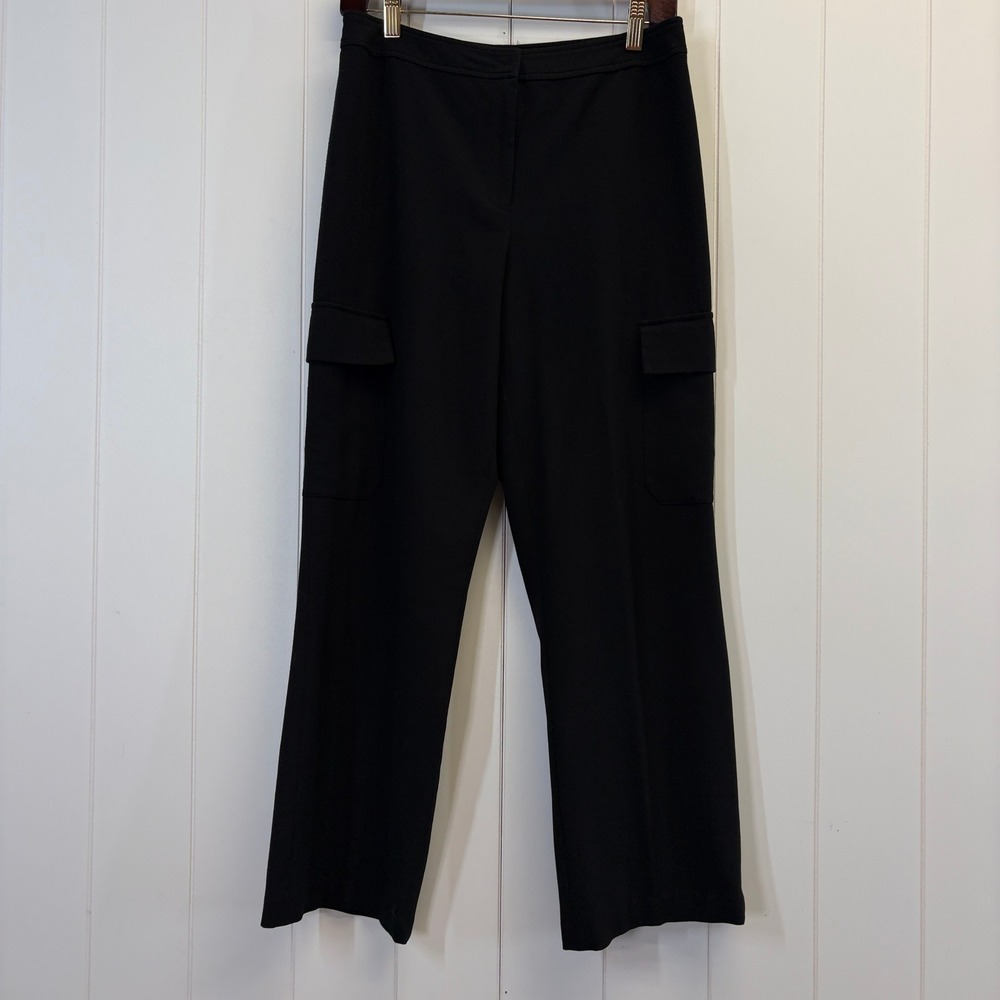 Allison Taylor Y2K Cargo Dress Pants Women Size 6 Black